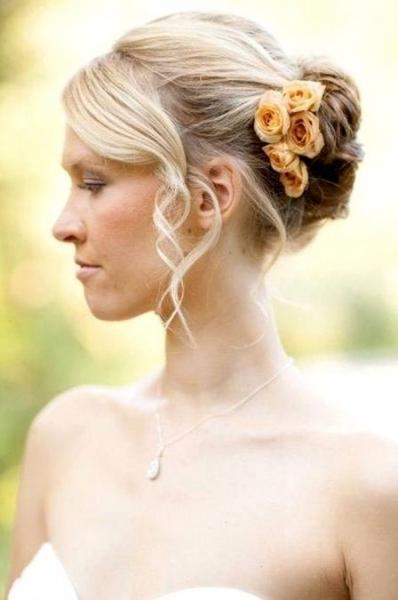 Свадебная прическа пучок на длинные, средние и короткие волосы