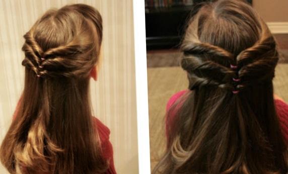 Прически с резинками для девочек на короткие и длинные волосы