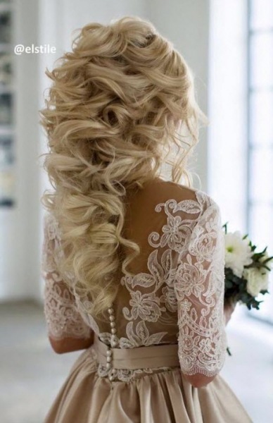 Свадебные прически на длинные и средние волосы: более 100 фото