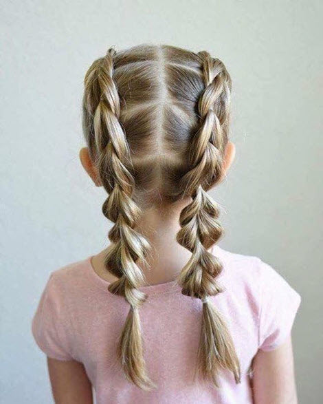 Прически для девочек в школу и садик на короткие, средние и длинные волосы