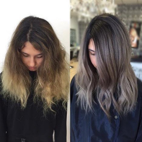 Брондирование волос: фото до и после. Модные раскраски более 100 картинок