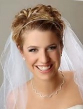 Свадебные прически на короткие волосы 2022 - фото укладок