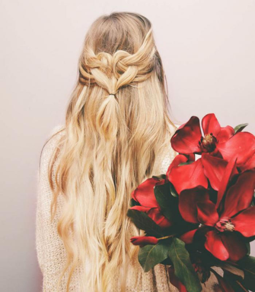 Прически на День Влюбленных (14 февраля)