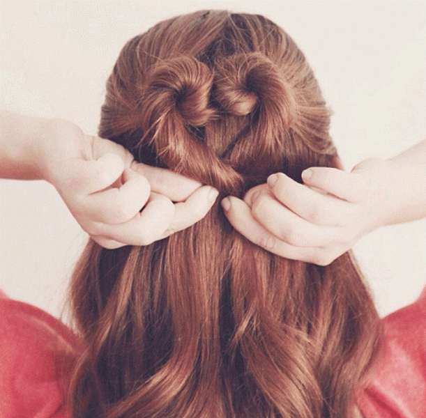 Прически на День Влюбленных (14 февраля)