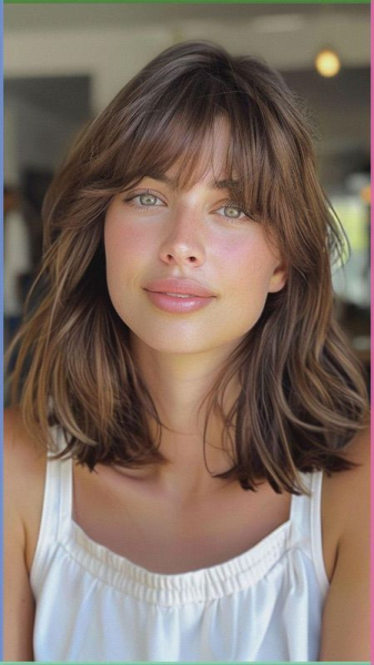 Стрижки с челкой на 2025 год: фото новинки на короткие, средние и длинные волосы