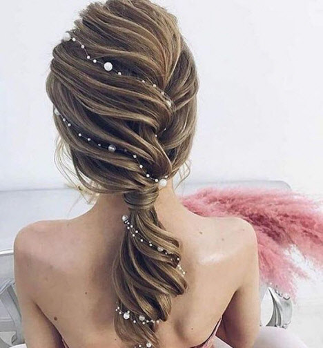 Свадебные прически 2019: фото модных и красивых идей на короткие, средние и длинные волосы