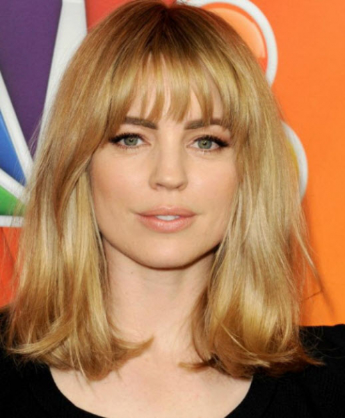 Боб до плеч: как выбрать длину и цвет. Более 100 фото