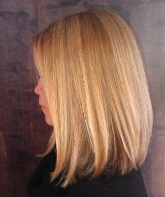 Боб до плеч: как выбрать длину и цвет. Более 100 фото