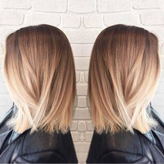 Боб до плеч: как выбрать длину и цвет. Более 100 фото