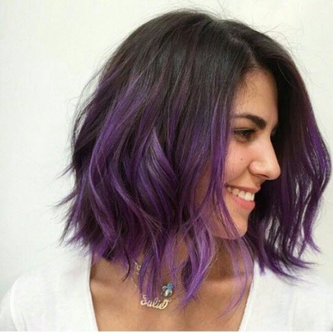 Боб до плеч: как выбрать длину и цвет. Более 100 фото