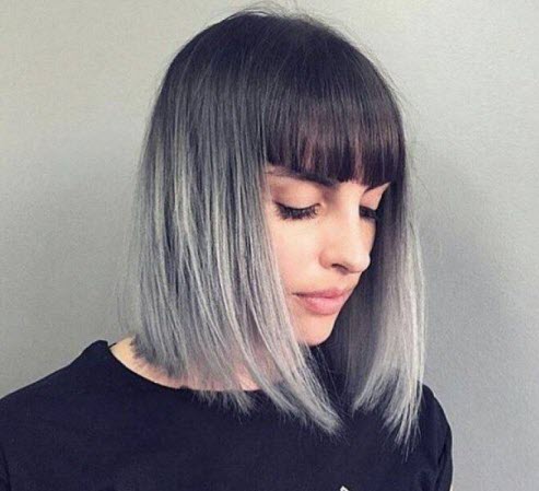 Боб до плеч: как выбрать длину и цвет. Более 100 фото