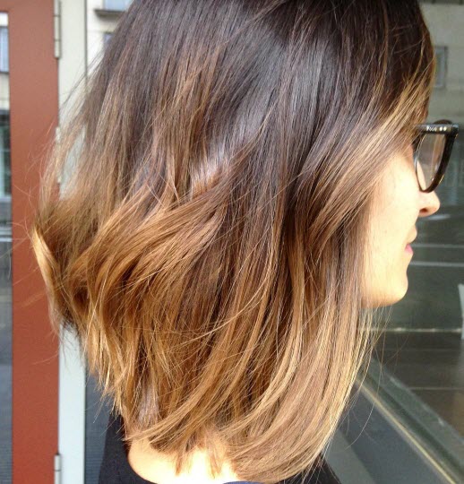 Боб до плеч: как выбрать длину и цвет. Более 100 фото