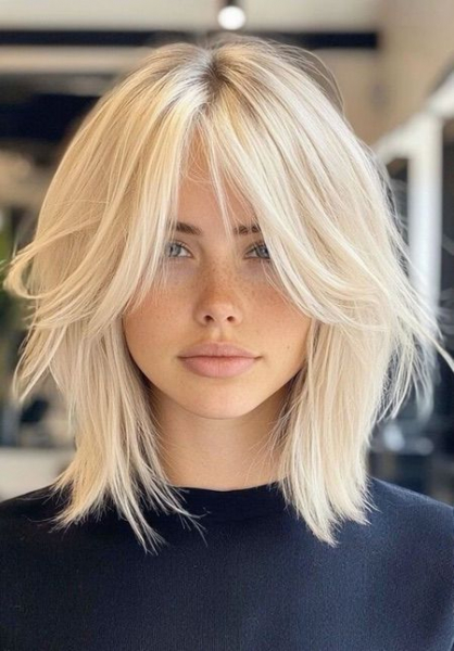 Идеи фото укладок для средних и длинных волос: тенденции 2025 года