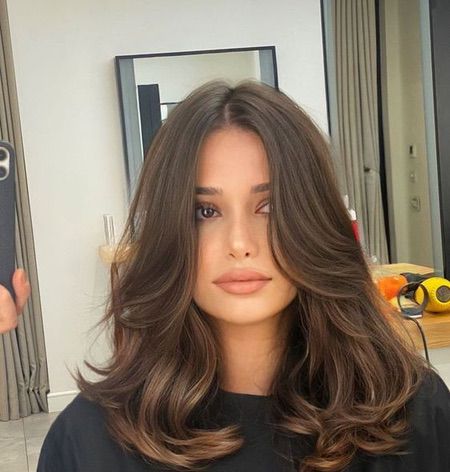 Идеи фото укладок для средних и длинных волос: тенденции 2025 года