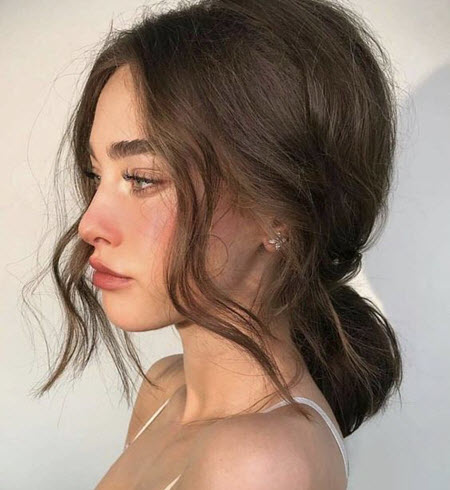 Простая новогодняя прическа своими руками