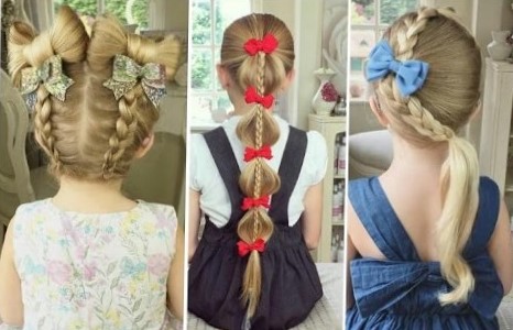 Модные прически для девочек 2022 года - фото новинок