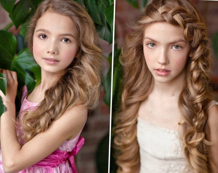 Модные прически для девочек 2022 года - фото новинок