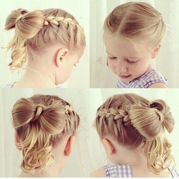 Модные прически для девочек 2022 года - фото новинок