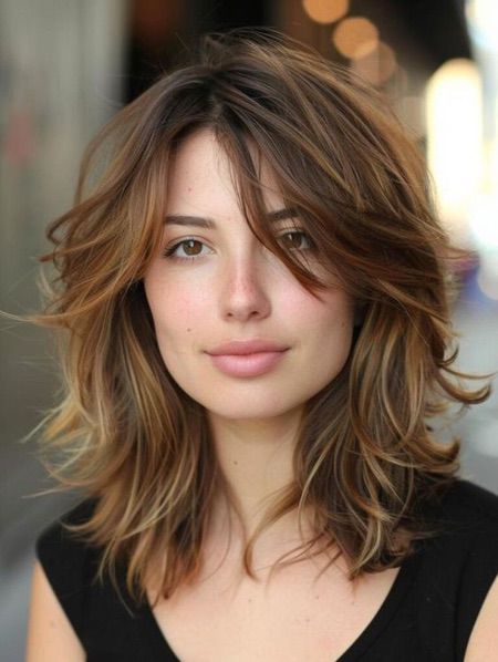 Модные женские прически на средние и длинные волосы в 2025 году. Стильные и креативные фото