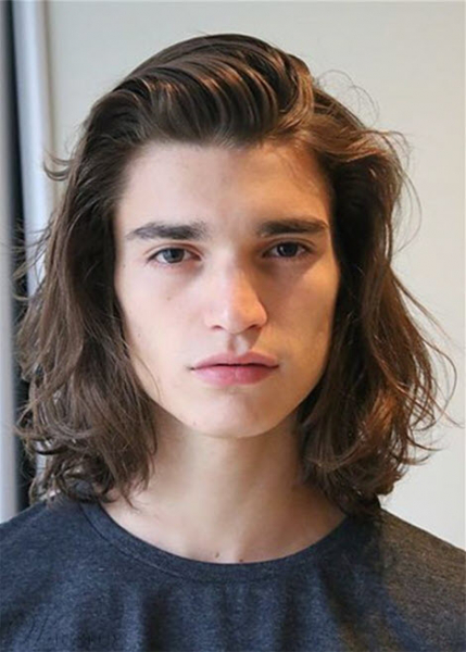 Прически и укладки на длинные волосы для мужчин: фото 2020