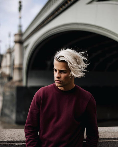 Прически и укладки на длинные волосы для мужчин: фото 2020