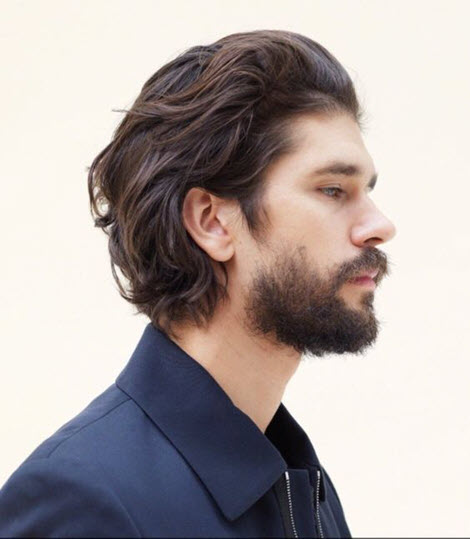 Прически и укладки на длинные волосы для мужчин: фото 2020