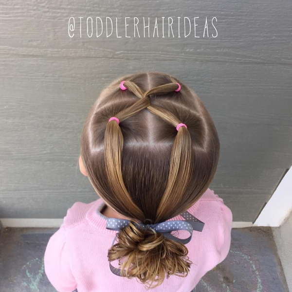 Прически для девочек. Более 100 фотографий стильных и креативных причесок