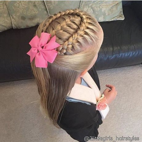 Прически для девочек. Более 100 фотографий стильных и креативных причесок