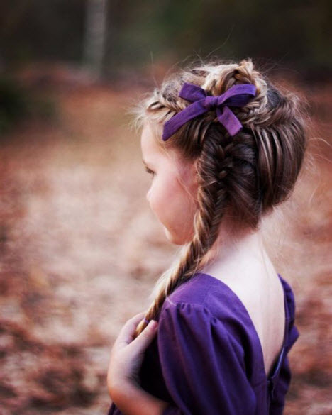 Прически для девочек. Более 100 фотографий стильных и креативных причесок