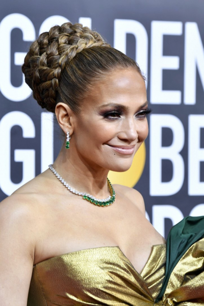 Прически и укладки Дженнифер Лопес