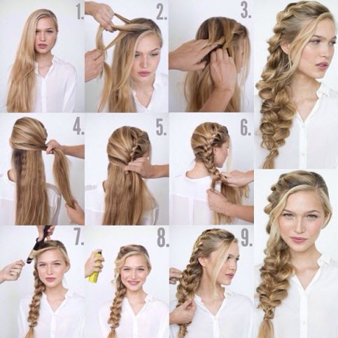 Прически на каждый день: пошаговые фото, видео, интересные варианты