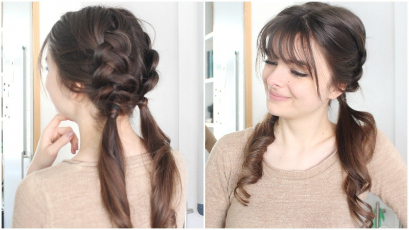 Прически с челкой на средние и короткие волосы - Фото