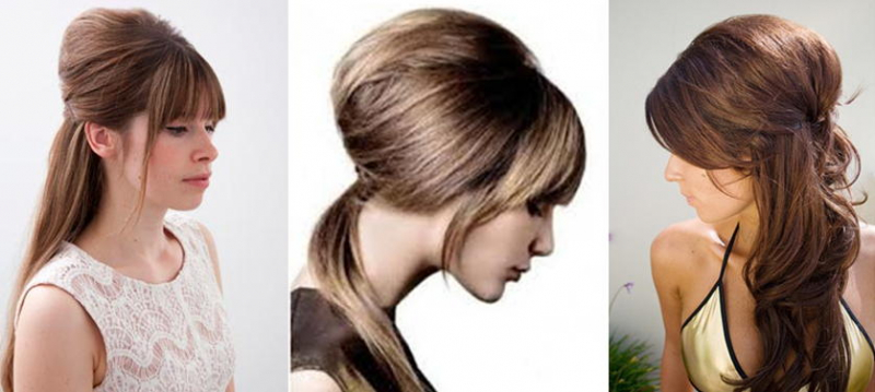 Прически с челкой на средние и короткие волосы - Фото