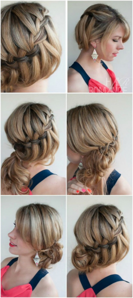 Прически с челкой на средние и короткие волосы - Фото