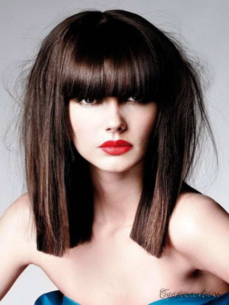 Прически с челкой: более 200 фото коротких, средних и длинных волос