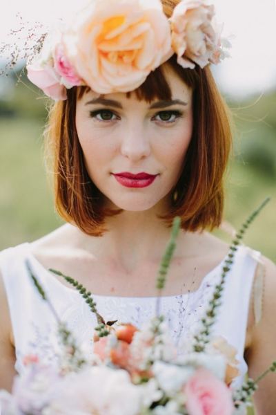 Свадебные прически на длинные, короткие и средние волосы 2022