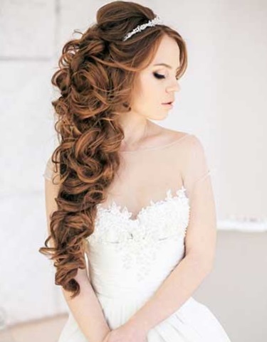 Вечерняя прическа на длинные волосы своими руками - фото