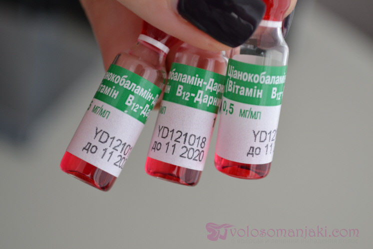 Витамины группы В в ампулах для ухода за волосами. Способ применения и рецептура