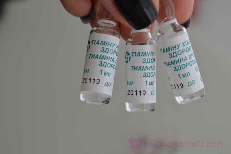 Витамины группы В в ампулах для ухода за волосами. Способ применения и рецептура